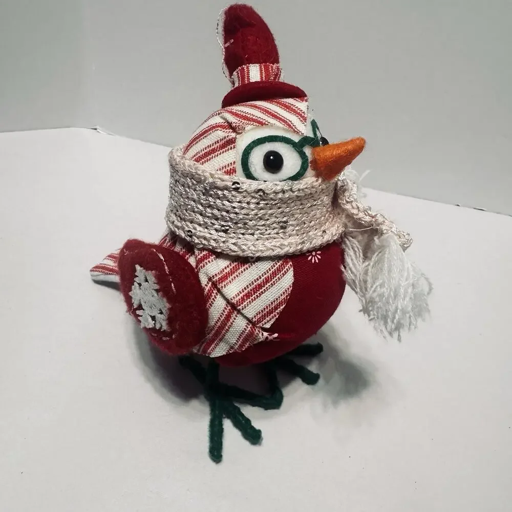 2017 Target Featherly Friends SNOOZER Bird Christmas Wondershop glasses scarf